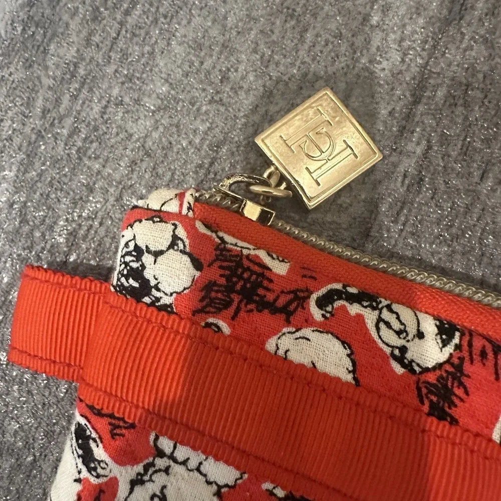 Carolina Herrera X Neiman Marcus Poodle Dog  Travel Bag Tablet Case Makeup Pouch